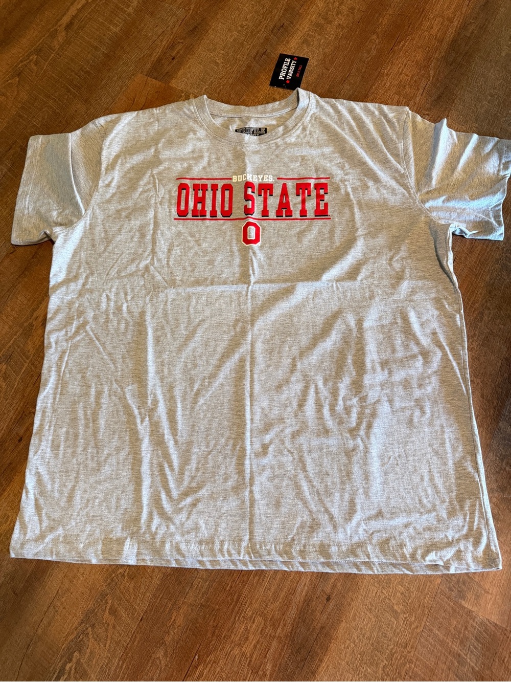 NWT Ohio State Buckeyes T Shirt Men’s 3XL Gray NCAA Big & Tall OSU Licensed